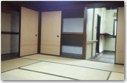 遺品整理後のお部屋やお庭周りの確認